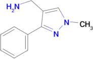 (1-Methyl-3-phenyl-1h-pyrazol-4-yl)methanamine