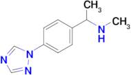 Methyl({1-[4-(1h-1,2,4-triazol-1-yl)phenyl]ethyl})amine