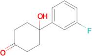 4-(3-Fluorophenyl)-4-hydroxycyclohexan-1-one