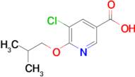 5-Chloro-6-(2-methylpropoxy)pyridine-3-carboxylic acid