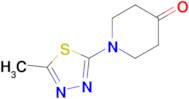 1-(5-Methyl-1,3,4-thiadiazol-2-yl)piperidin-4-one