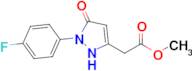 Methyl 2-[1-(4-fluorophenyl)-5-oxo-2,5-dihydro-1h-pyrazol-3-yl]acetate