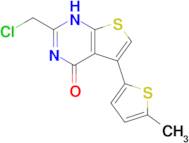 2-(chloromethyl)-5-(5-methylthiophen-2-yl)-1H,4H-thieno[2,3-d]pyrimidin-4-one