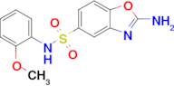 2-Amino-N-(2-methoxyphenyl)-1,3-benzoxazole-5-sulfonamide