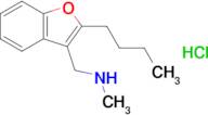 [(2-butyl-1-benzofuran-3-yl)methyl](methyl)amine hydrochloride