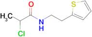 2-Chloro-N-[2-(thiophen-2-yl)ethyl]propanamide