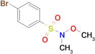 4-Bromo-N-methoxy-N-methylbenzene-1-sulfonamide