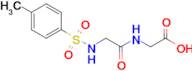 2-[2-(4-methylbenzenesulfonamido)acetamido]acetic acid