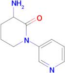 3-Amino-1-(pyridin-3-yl)piperidin-2-one