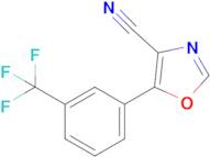 5-[3-(trifluoromethyl)phenyl]-1,3-oxazole-4-carbonitrile