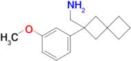 1-[2-(3-methoxyphenyl)spiro[3.3]heptan-2-yl]methanamine