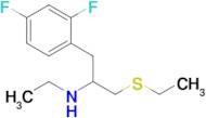 [1-(2,4-difluorophenyl)-3-(ethylsulfanyl)propan-2-yl](ethyl)amine