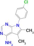 7-(4-Chlorophenyl)-5,6-dimethyl-7h-pyrrolo[2,3-d]pyrimidin-4-amine