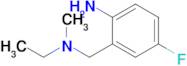 2-{[ethyl(methyl)amino]methyl}-4-fluoroaniline