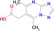 2-{5,7-dimethyl-[1,2,4]triazolo[1,5-a]pyrimidin-6-yl}acetic acid