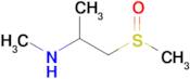 (1-Methanesulfinylpropan-2-yl)(methyl)amine