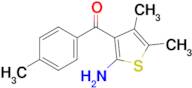 4,5-Dimethyl-3-(4-methylbenzoyl)thiophen-2-amine