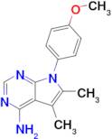 7-(4-Methoxyphenyl)-5,6-dimethyl-7h-pyrrolo[2,3-d]pyrimidin-4-amine