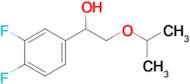 1-(3,4-Difluorophenyl)-2-(propan-2-yloxy)ethan-1-ol