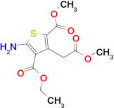 4-Ethyl 2-methyl 5-amino-3-(2-methoxy-2-oxoethyl)thiophene-2,4-dicarboxylate