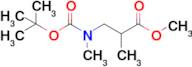 Methyl 3-{[(tert-butoxy)carbonyl](methyl)amino}-2-methylpropanoate