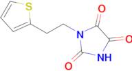 1-[2-(thiophen-2-yl)ethyl]imidazolidine-2,4,5-trione