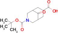 3-[(tert-butoxy)carbonyl]-9-oxo-3-azabicyclo[3.3.1]nonane-7-carboxylic acid