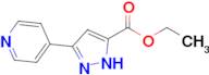 ethyl 3-(pyridin-4-yl)-1H-pyrazole-5-carboxylate