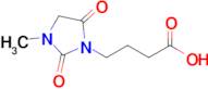 4-(3-Methyl-2,5-dioxoimidazolidin-1-yl)butanoic acid