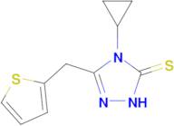 4-cyclopropyl-3-[(thiophen-2-yl)methyl]-4,5-dihydro-1H-1,2,4-triazole-5-thione