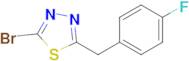 2-Bromo-5-[(4-fluorophenyl)methyl]-1,3,4-thiadiazole