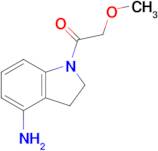 1-(4-Amino-2,3-dihydro-1h-indol-1-yl)-2-methoxyethan-1-one