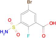 5-Bromo-2-fluoro-3-sulfamoylbenzoic acid