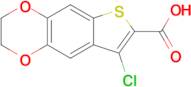 6-Chloro-10,13-dioxa-4-thiatricyclo[7.4.0.0,3,7]trideca-1(9),2,5,7-tetraene-5-carboxylic acid