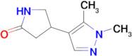 4-(1,5-Dimethyl-1h-pyrazol-4-yl)pyrrolidin-2-one