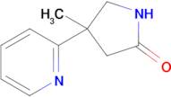 4-Methyl-4-(pyridin-2-yl)pyrrolidin-2-one