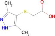 2-[(3,5-dimethyl-1h-pyrazol-4-yl)sulfanyl]acetic acid
