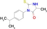 5-methyl-3-[4-(propan-2-yl)phenyl]-2-sulfanylideneimidazolidin-4-one