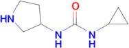 3-Cyclopropyl-1-(pyrrolidin-3-yl)urea