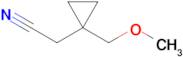 2-[1-(methoxymethyl)cyclopropyl]acetonitrile