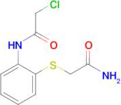 2-{[2-(2-chloroacetamido)phenyl]sulfanyl}acetamide