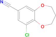 9-Chloro-3,4-dihydro-2h-1,5-benzodioxepine-7-carbonitrile