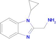 (1-Cyclopropyl-1h-1,3-benzodiazol-2-yl)methanamine
