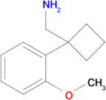 [1-(2-methoxyphenyl)cyclobutyl]methanamine