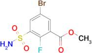 Methyl 5-bromo-2-fluoro-3-sulfamoylbenzoate