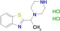 2-[1-(piperazin-1-yl)ethyl]-1,3-benzothiazole dihydrochloride