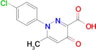 1-(4-Chlorophenyl)-6-methyl-4-oxo-1,4-dihydropyridazine-3-carboxylic acid