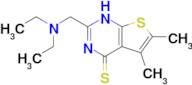 2-[(diethylamino)methyl]-5,6-dimethyl-1H,4H-thieno[2,3-d]pyrimidine-4-thione