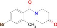 1-(4-Bromo-2-methylbenzoyl)-4-piperidinone