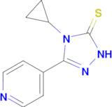4-cyclopropyl-3-(pyridin-4-yl)-4,5-dihydro-1H-1,2,4-triazole-5-thione